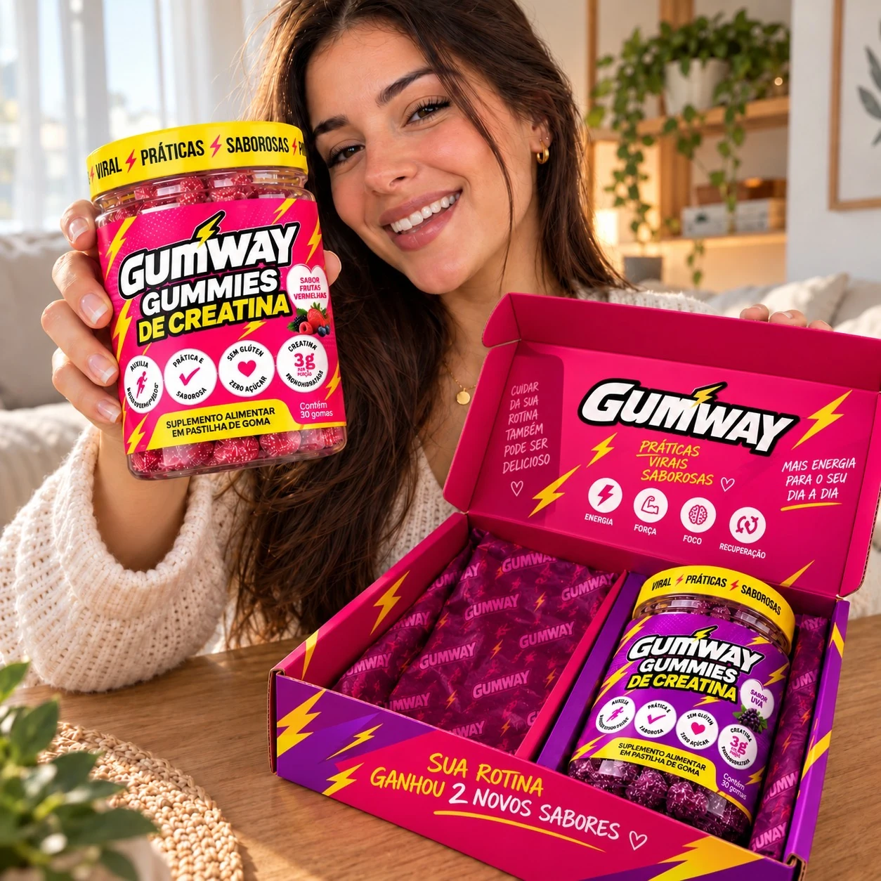 Kit Gumway Frutas Vermelhas