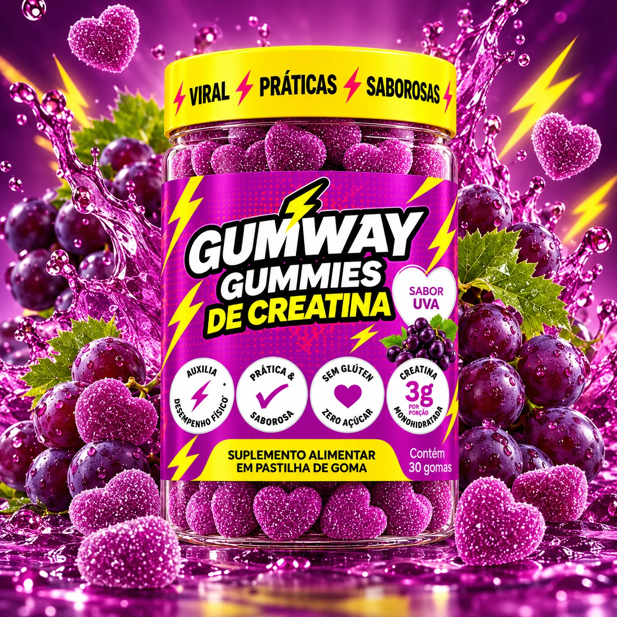 Pote Gumway sabor Uva